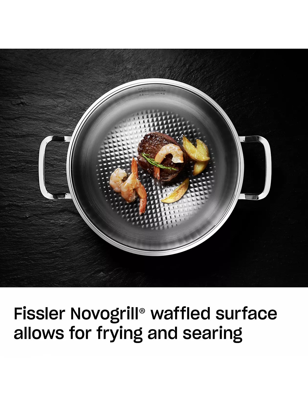 Fissler Original-Profi Collection® Stainless Steel Frying Pan (9.5")