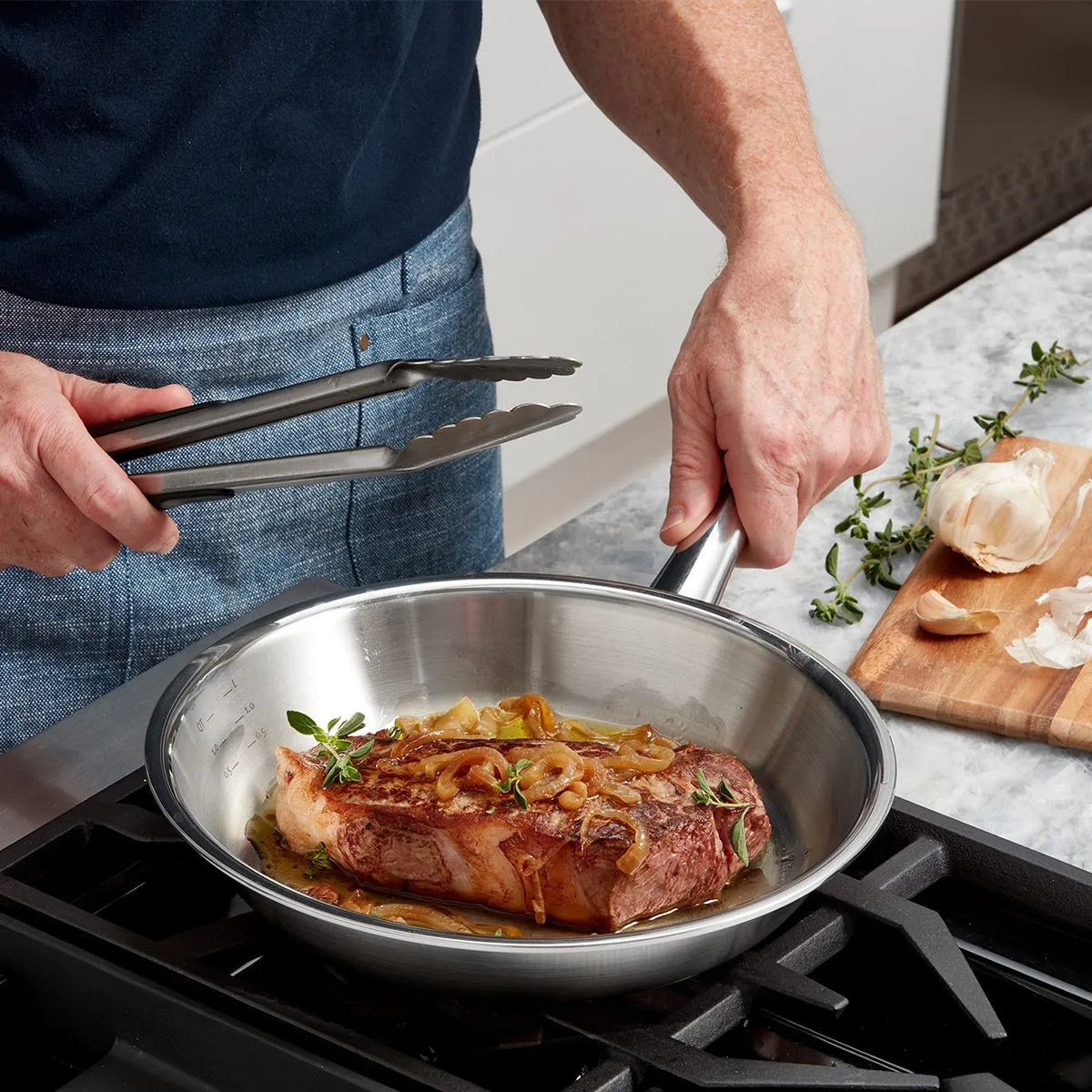 Fissler 5 Ply Stainless Steel Frying Pan (10")