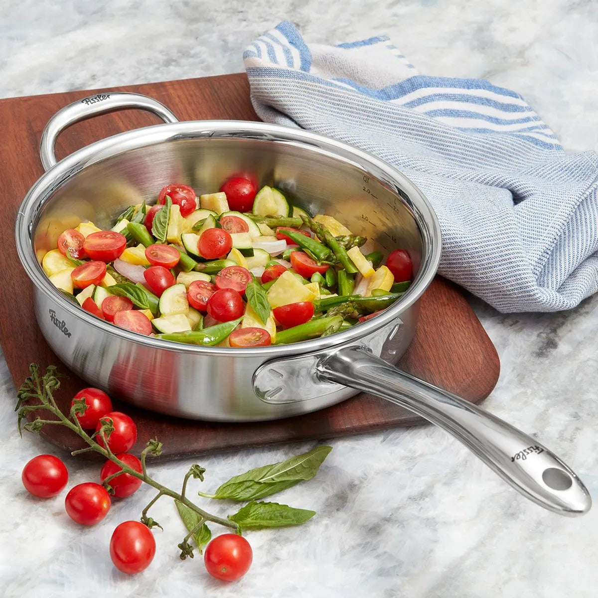 Fissler 5 Ply Stainless Steel Saute Pan (5 Quart)