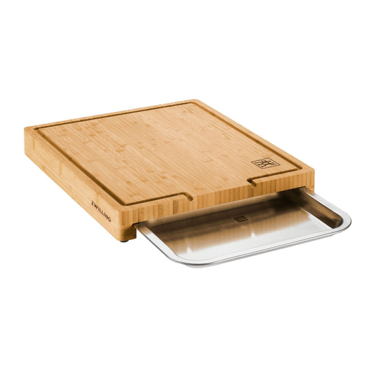 Zwilling Bamboo Cutting Board with Tray