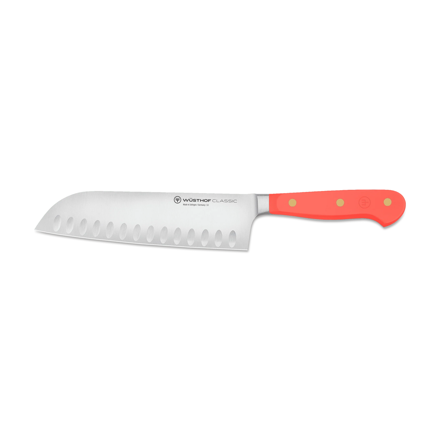 Wusthof Classic Color 7" Hollow Edge Santoku - 6 Colors