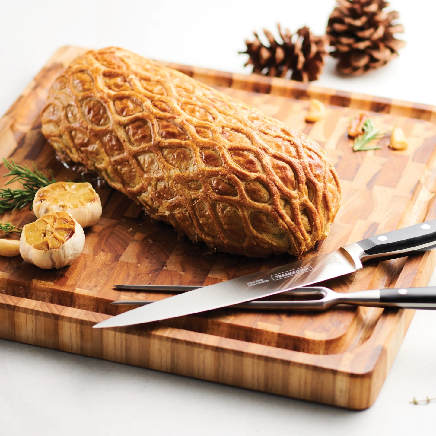 Tramontina Teak End-Grain Cutting Board