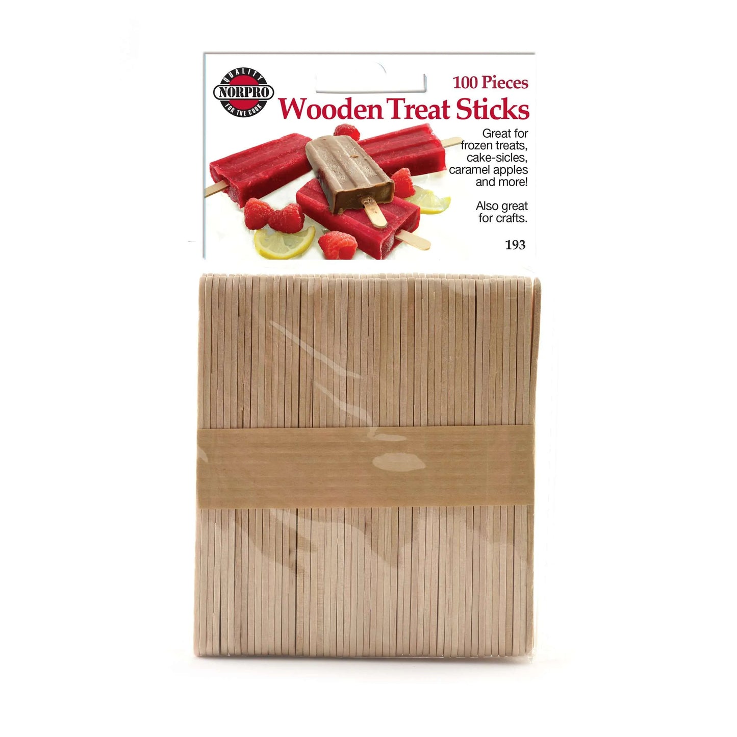 Norpro Wooden Treat Sticks (100 pcs)