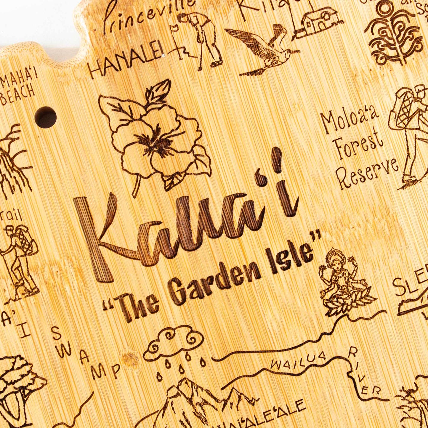 Totally Bamboo Kaua'i Bamboo Serving & Cutting Board