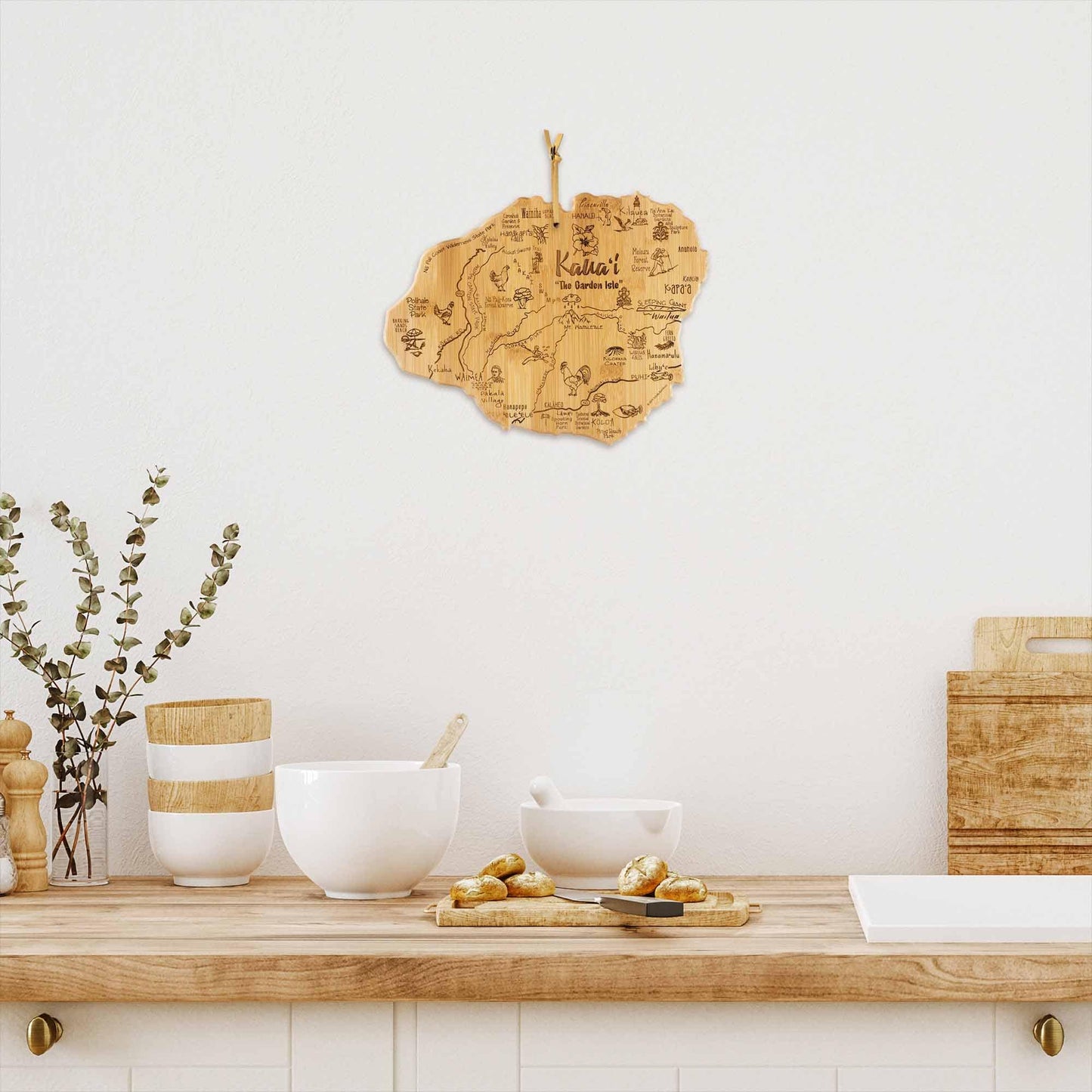 Totally Bamboo Kaua'i Bamboo Serving & Cutting Board