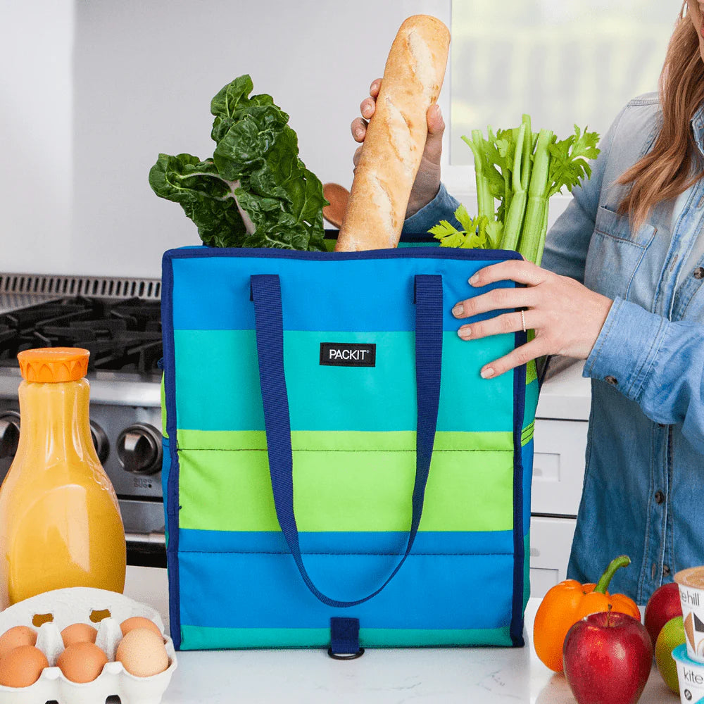 PackIt Freezable Grocery Tote Bag (3 designs)