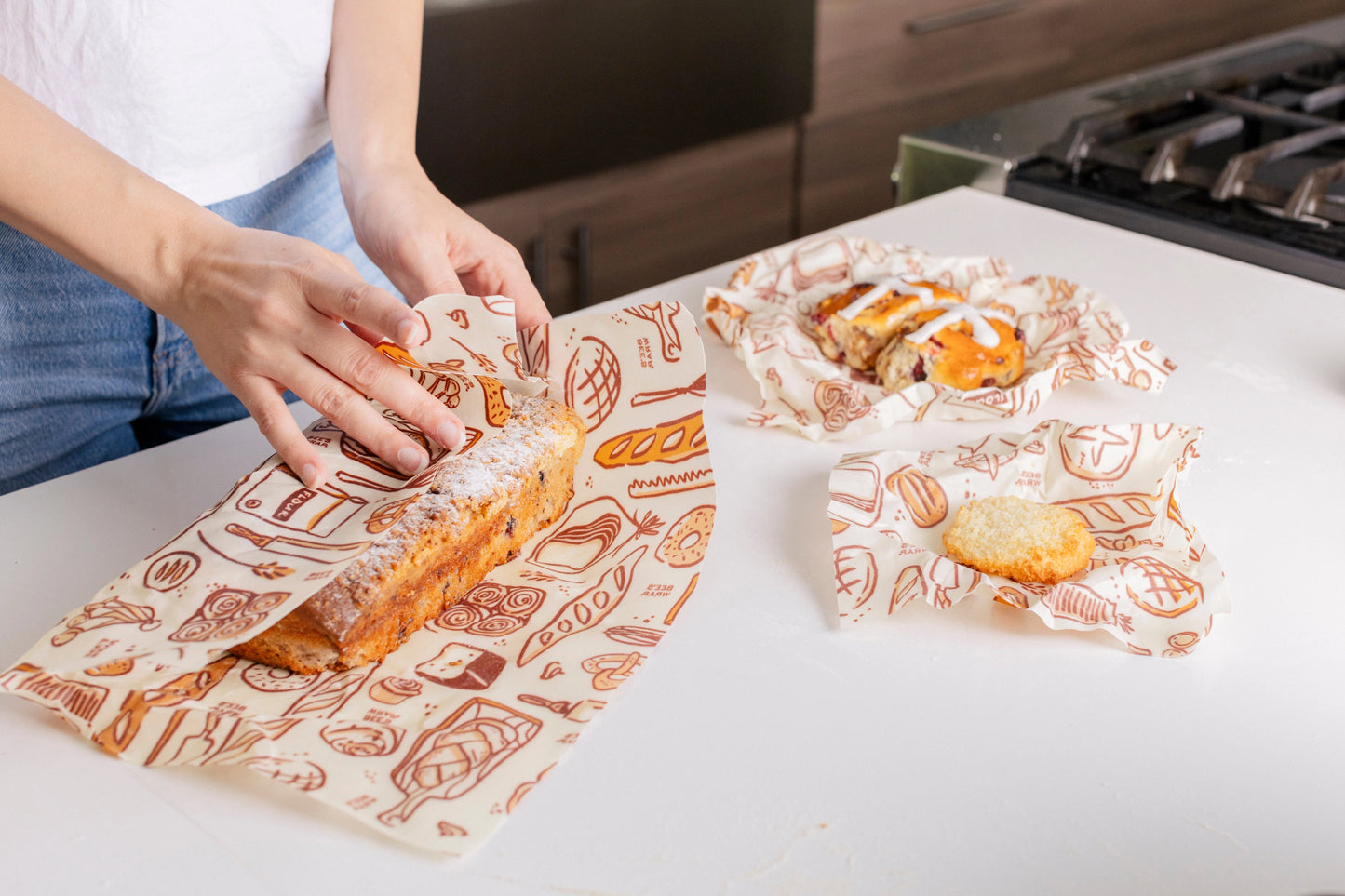 Bee's Wrap Beeswax Food Wrap - 3 Size Pack (5 designs)