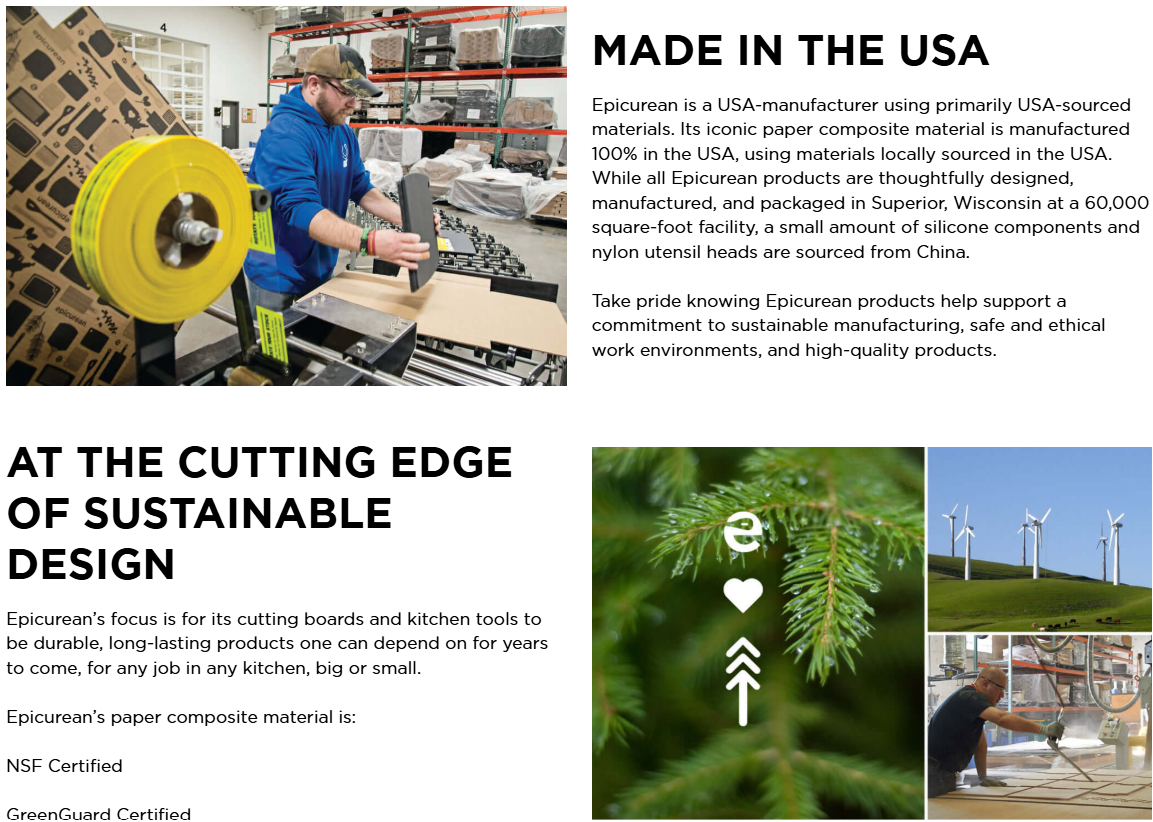 Epicurean Gourmet Series Cutting Board - 17.5" × 13"