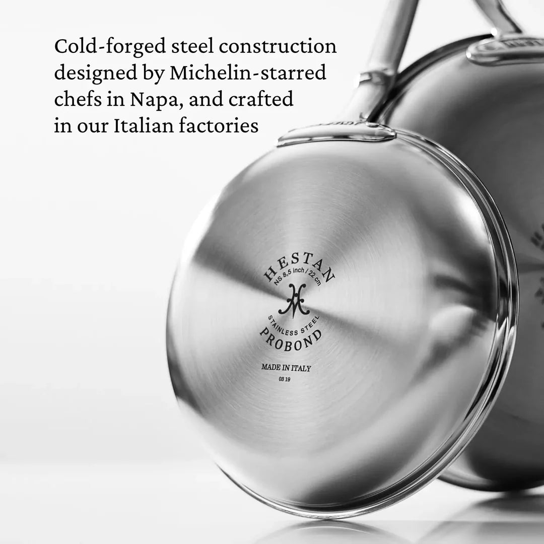 Hestan ProBond TITUM Nonstick Stainless Steel Clad 8.5" Frying Pan Skillet