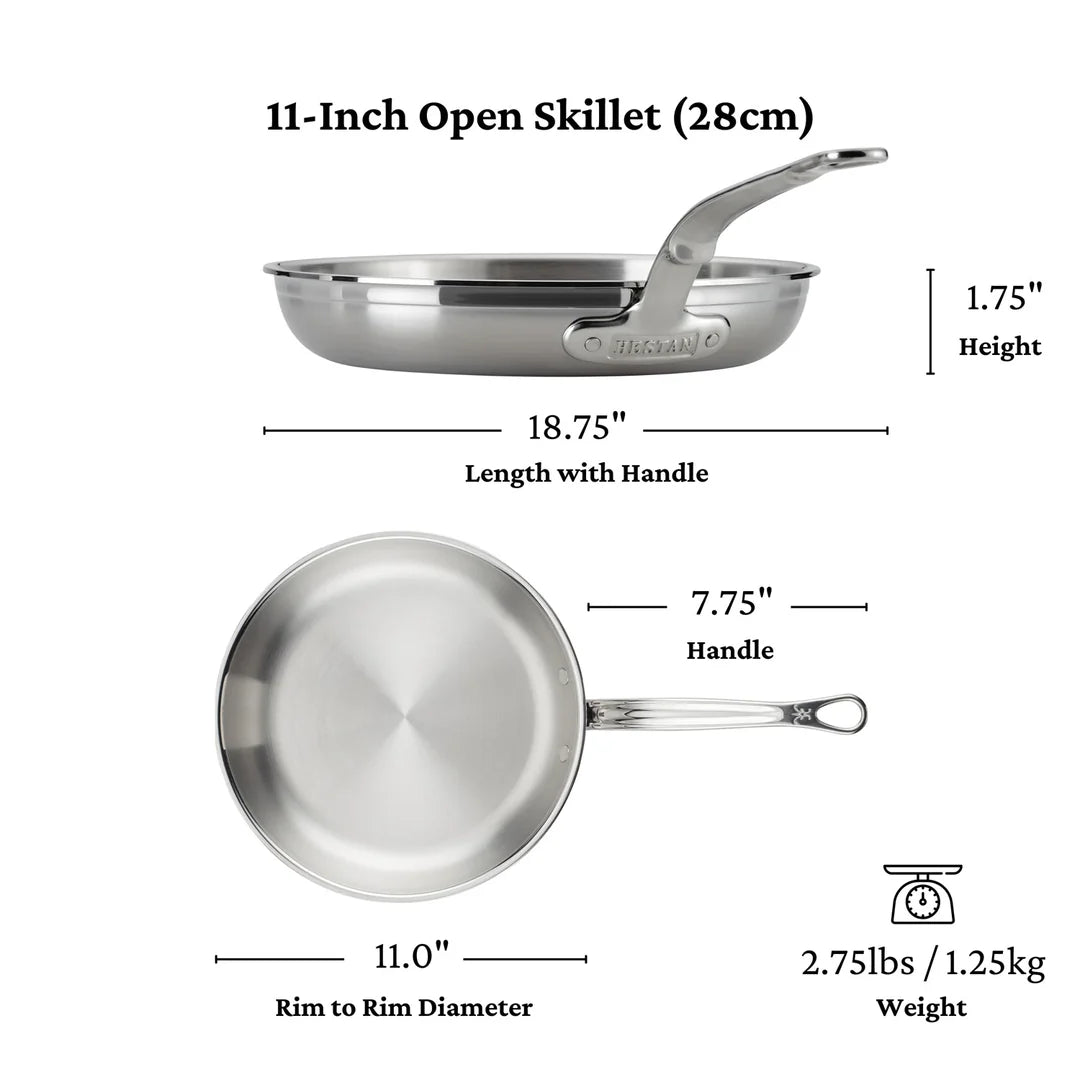 Hestan ProBond Stainless Steel Clad 11" Frying Pan Skillet