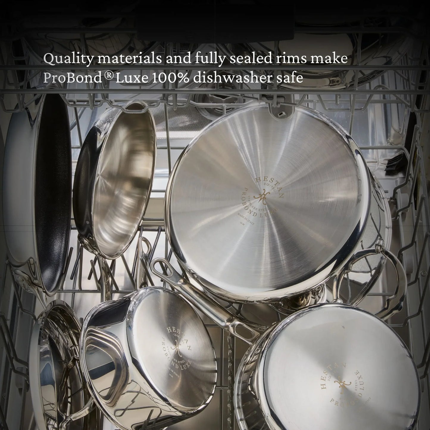 Hestan ProBond Luxe Stainless Steel Clad Sauteuse/Braiser (3.5-Quart)