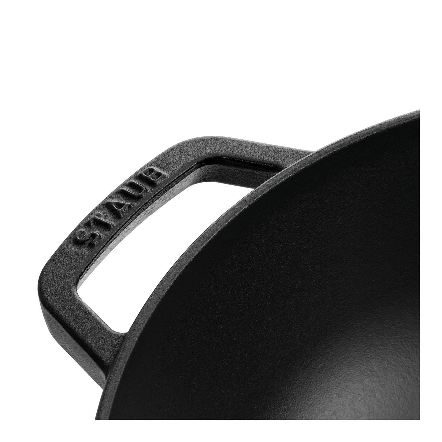 Staub Cast Iron 12" Perfect Pan Wok with Rack (8 colors)