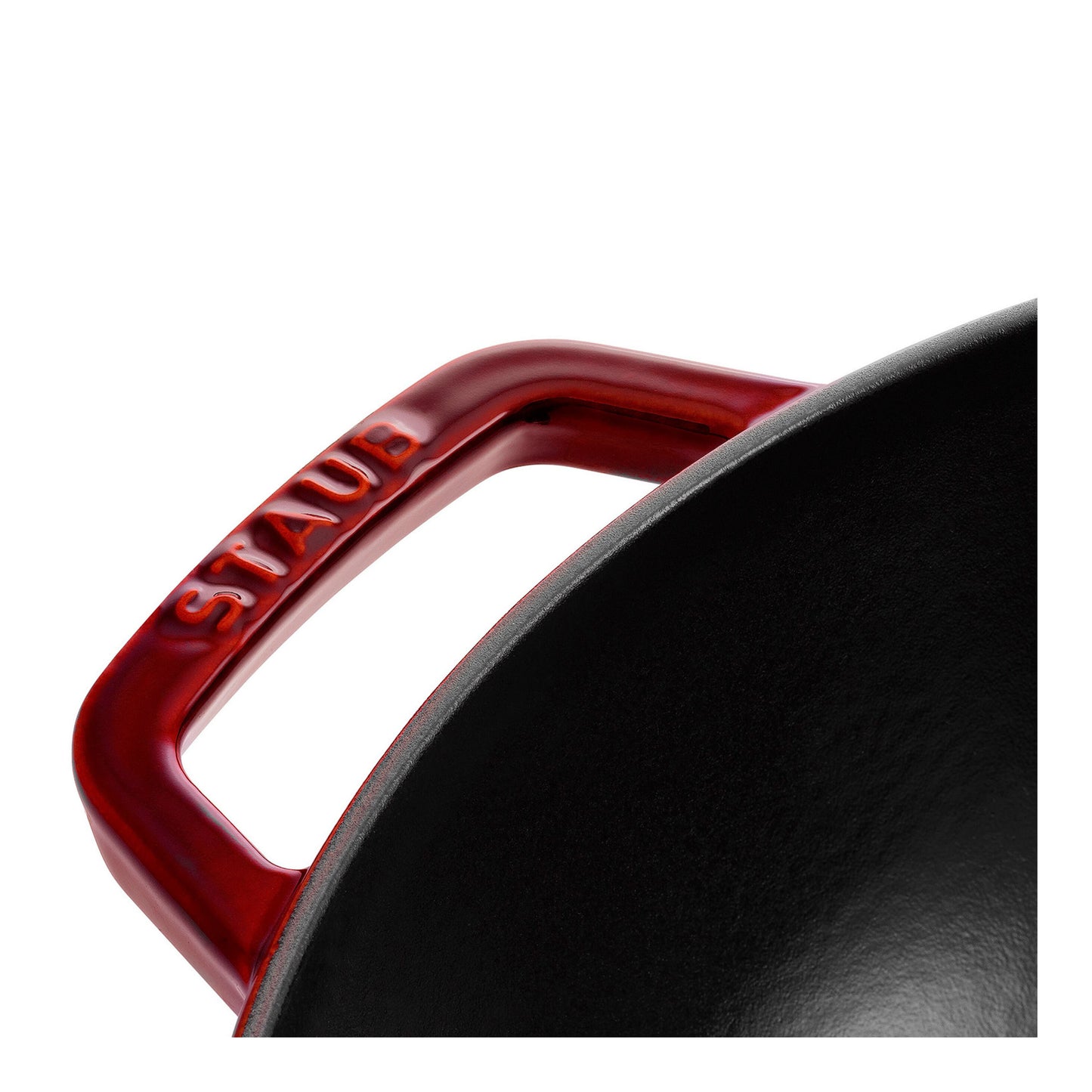 Staub Cast Iron 12" Perfect Pan Wok with Rack (8 colors)