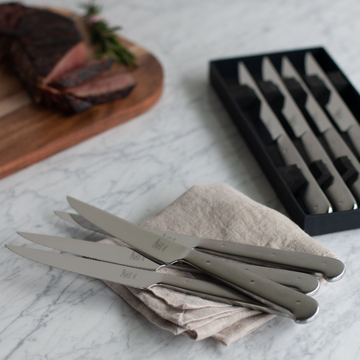 Zwilling 8-Piece Stainless Steel Porterhouse Steak Knife Set (RAINCHECK)