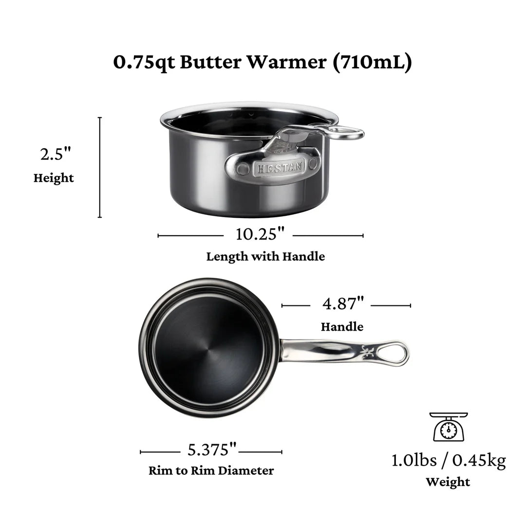 Hestan NanoBond Titanium Butter Warmer (0.75-Quart)
