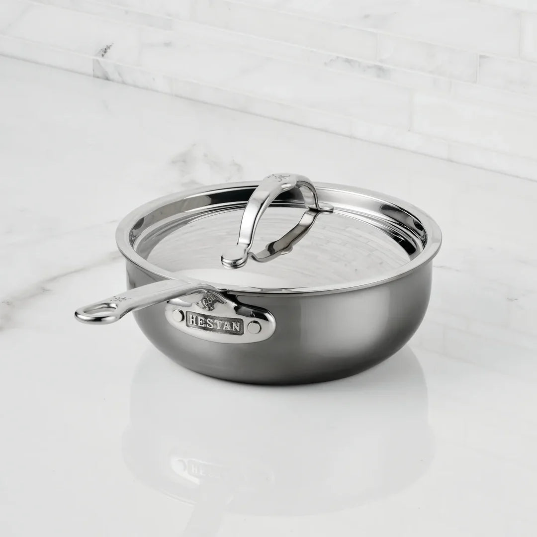 Hestan NanoBond Titanium Saucier Pan (2-Quart)