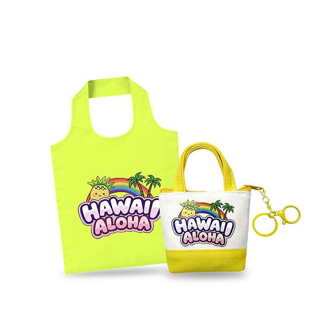 Micro Tote Rainbow Aloha