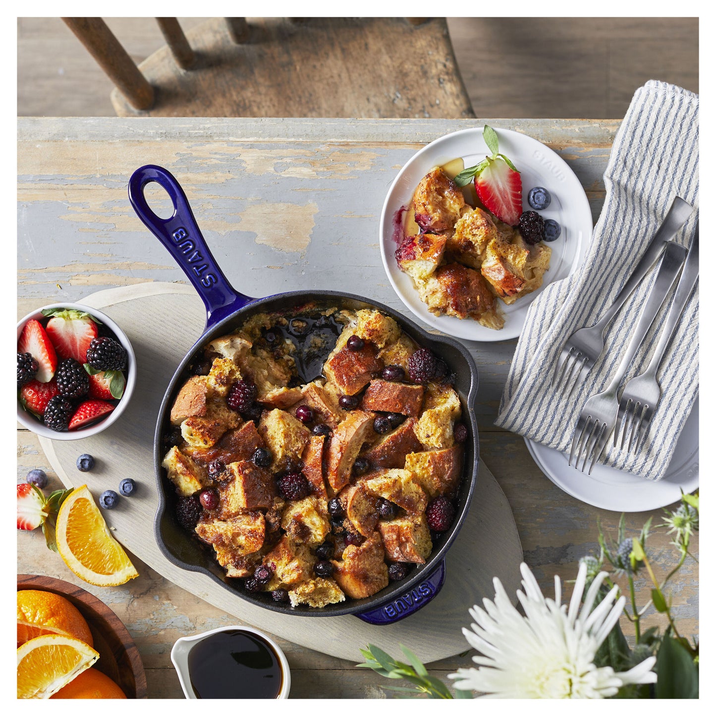 Staub Cast Iron 8.5" Deep Fry Pan Skillet (6 colors)