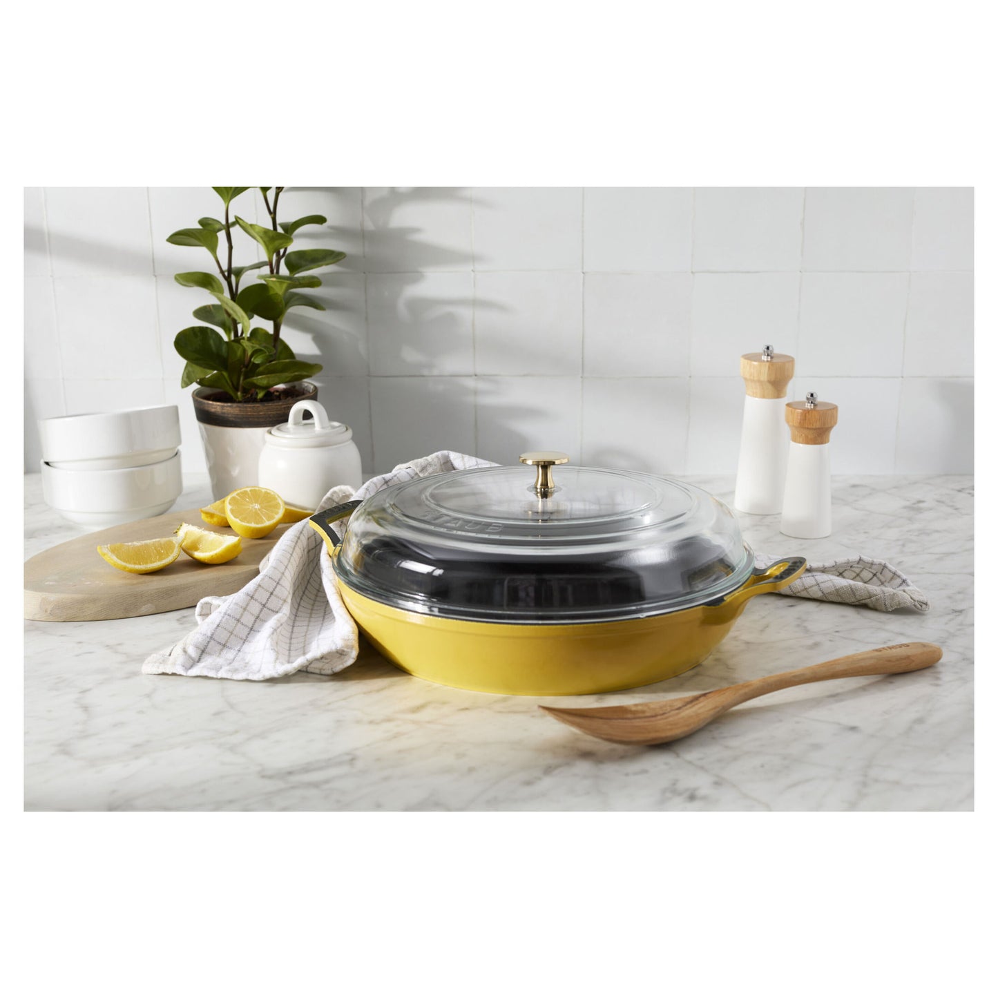Staub Cast Iron 12" Braiser with Glass Lid (10 Colors)