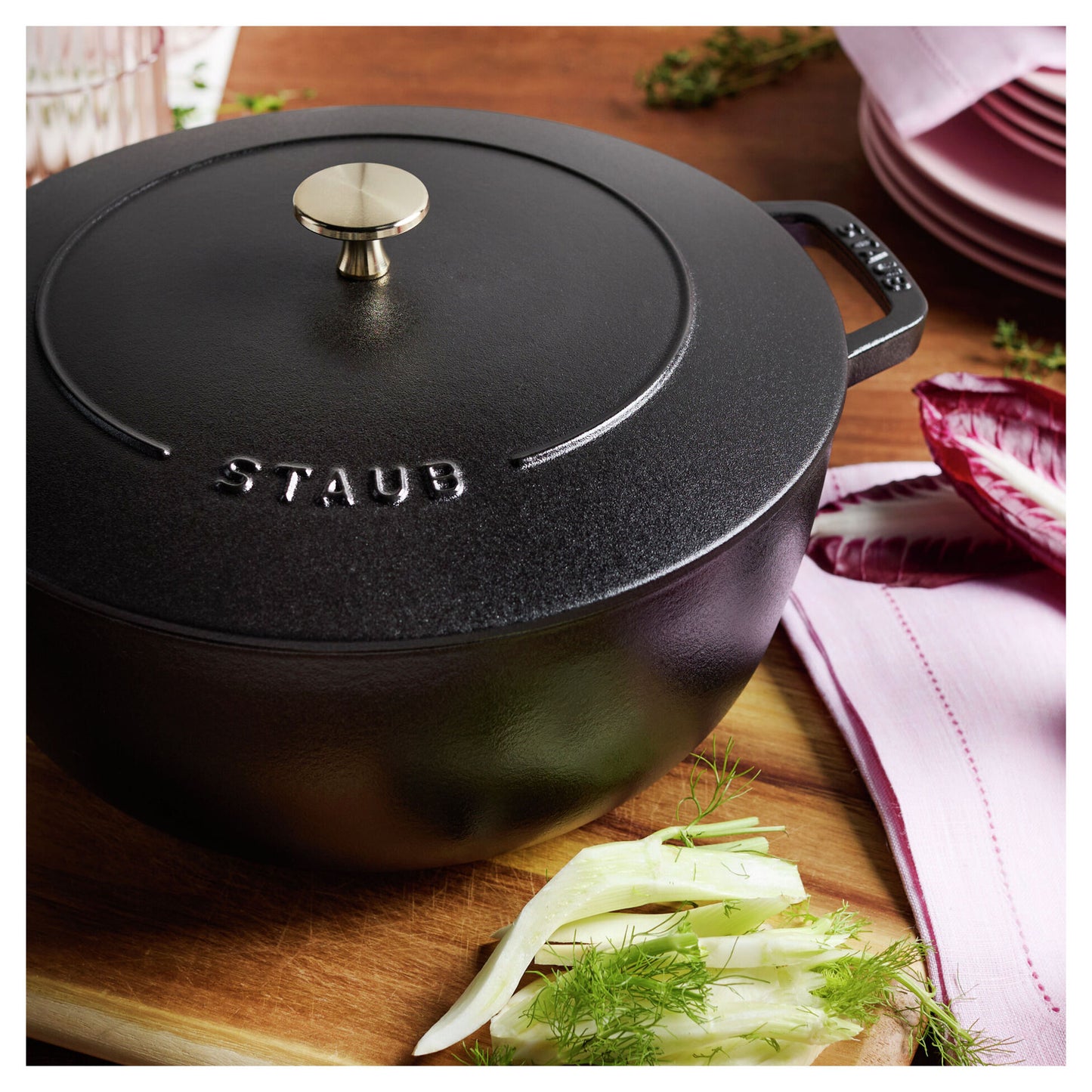 Staub Cast Iron 5.25 Qt. Essential French Oven (5 colors)