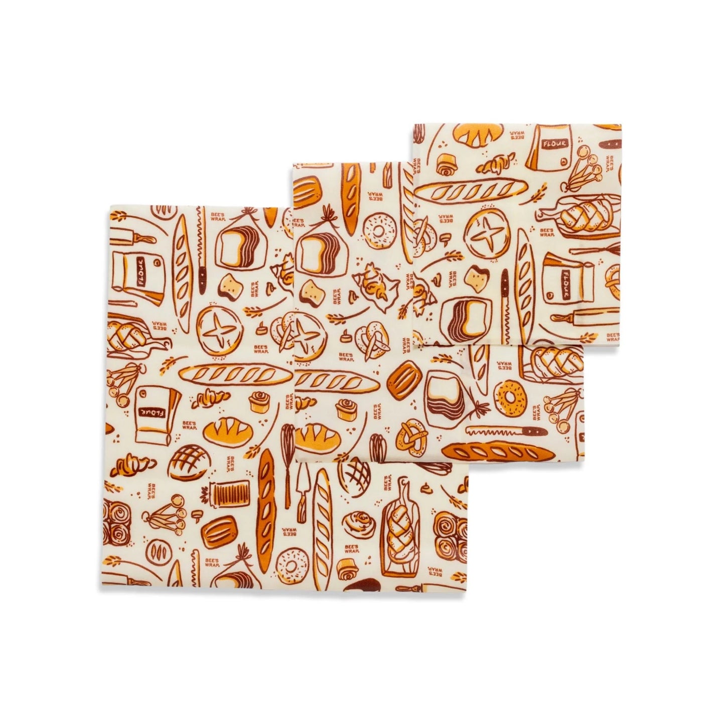 Bee's Wrap Beeswax Food Wrap - 3 Size Pack (5 designs)