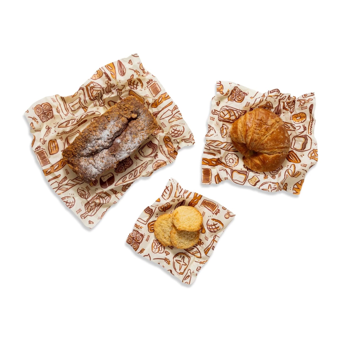 Bee's Wrap Beeswax Food Wrap - 3 Size Pack (5 designs)