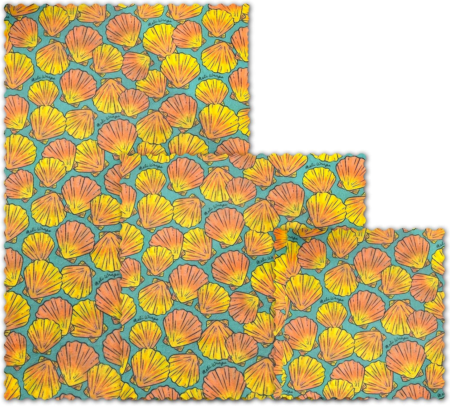 Meli Wraps Beeswax Food Wrap - 3 size pack (10+ designs)