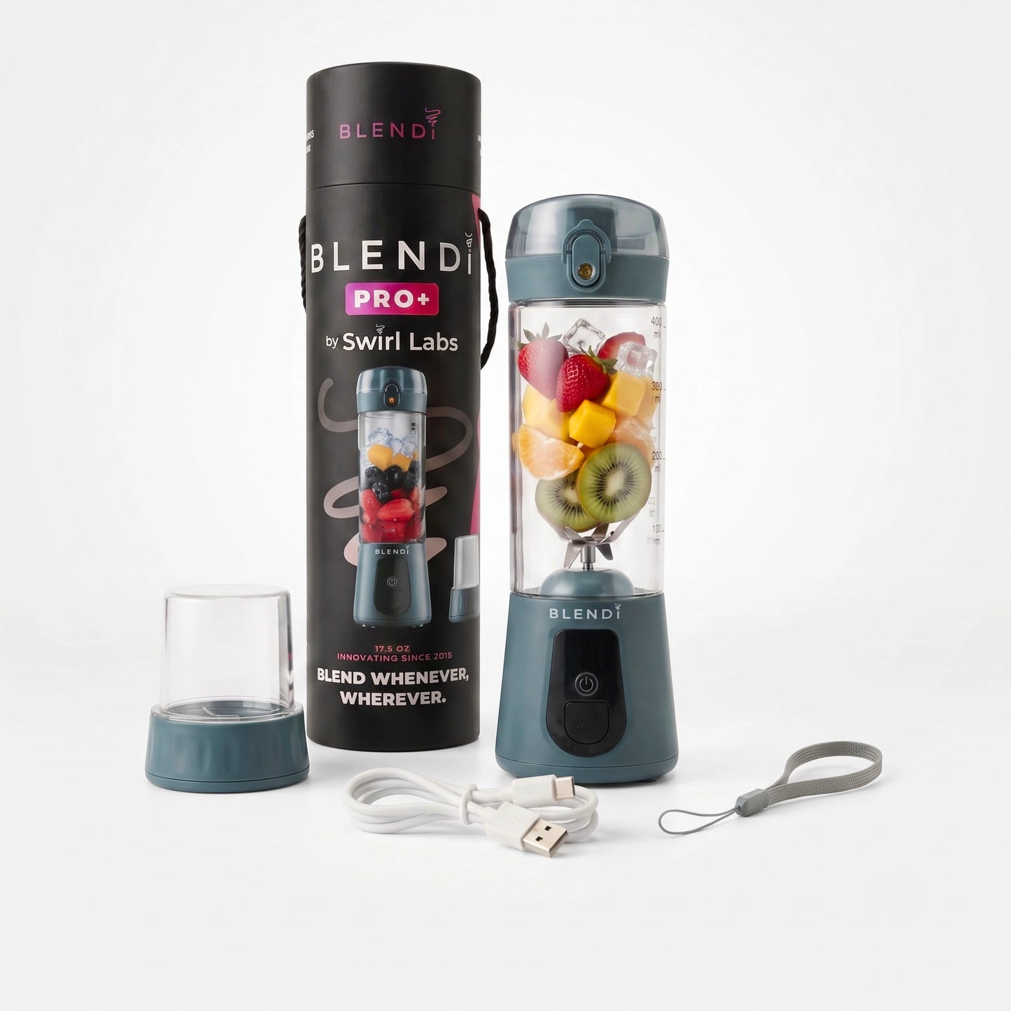 BLENDi Pro+: Ice Crushing Portable Blender - 17oz (3 colors)