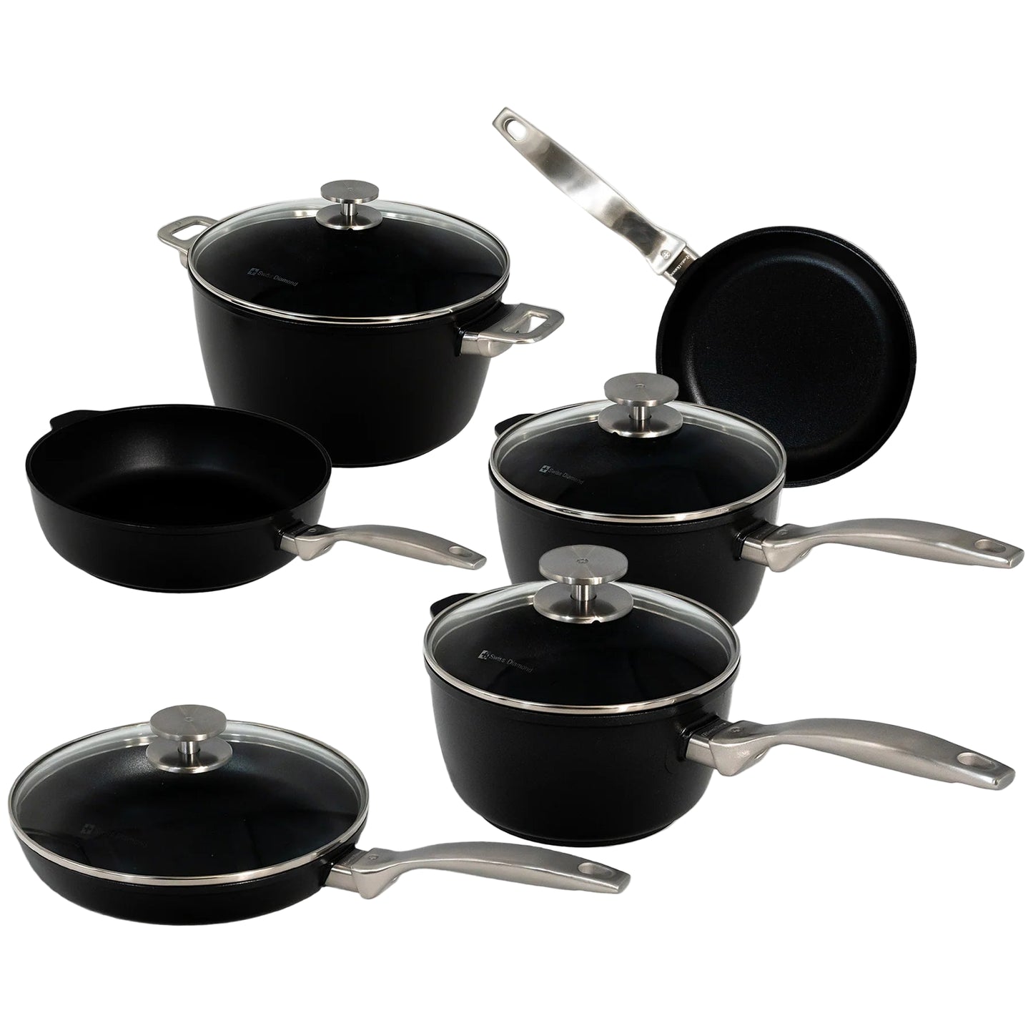 Swiss Diamond CXD Induction 10-Piece Set
