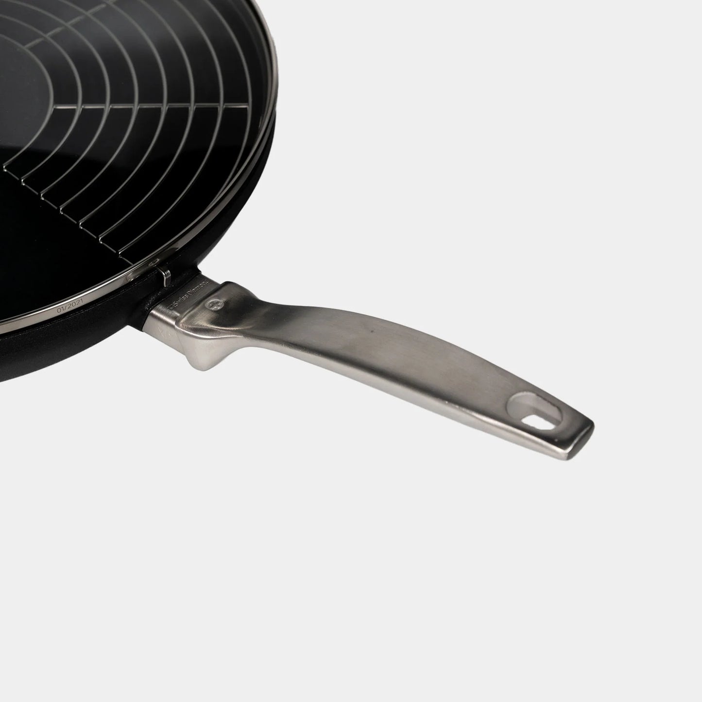 Swiss Diamond CXD Induction Wok with Lid (12.5 inches)