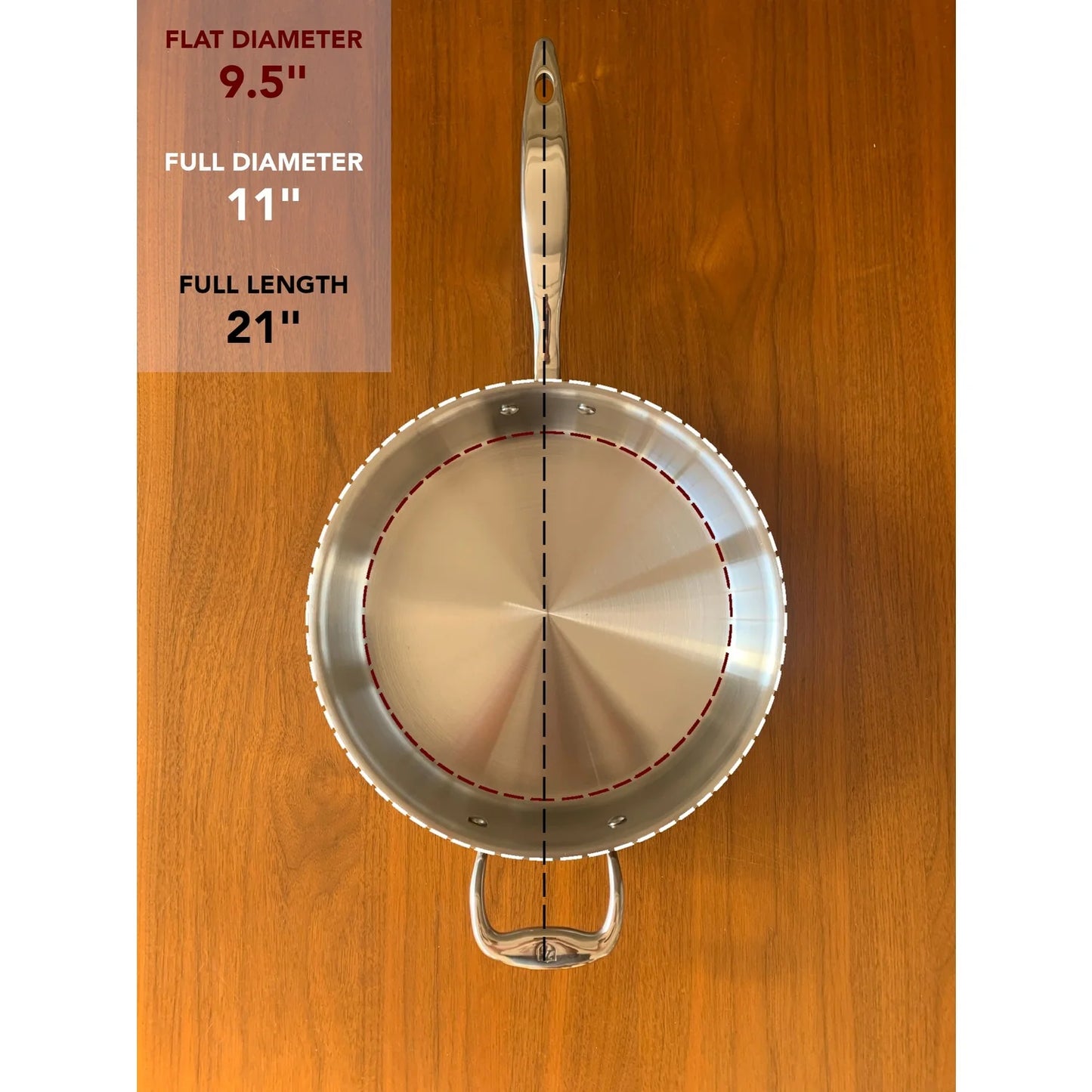 Heritage Steel Titanium Series Sauté Pan & Lid (4 Quart)