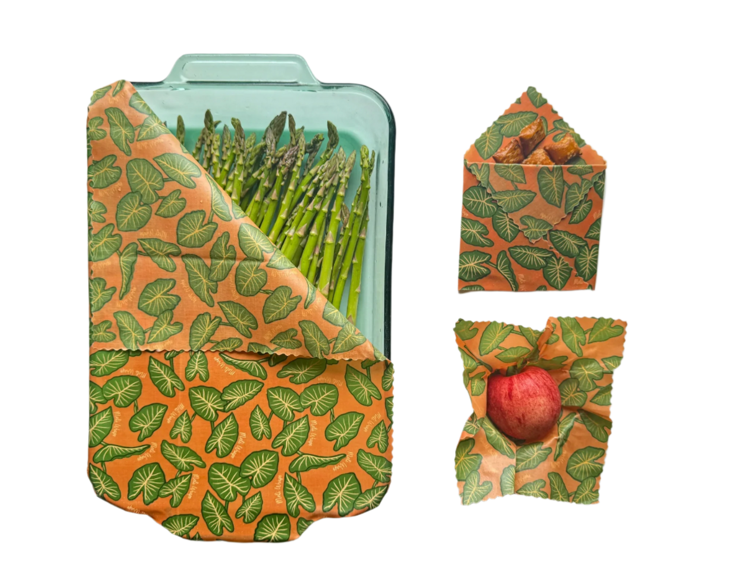 Meli Wraps Beeswax Food Wrap - 3 size pack (10+ designs)