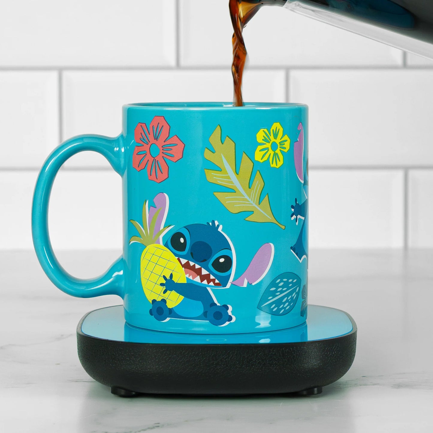 Disney Stitch 12oz Mug with Warmer