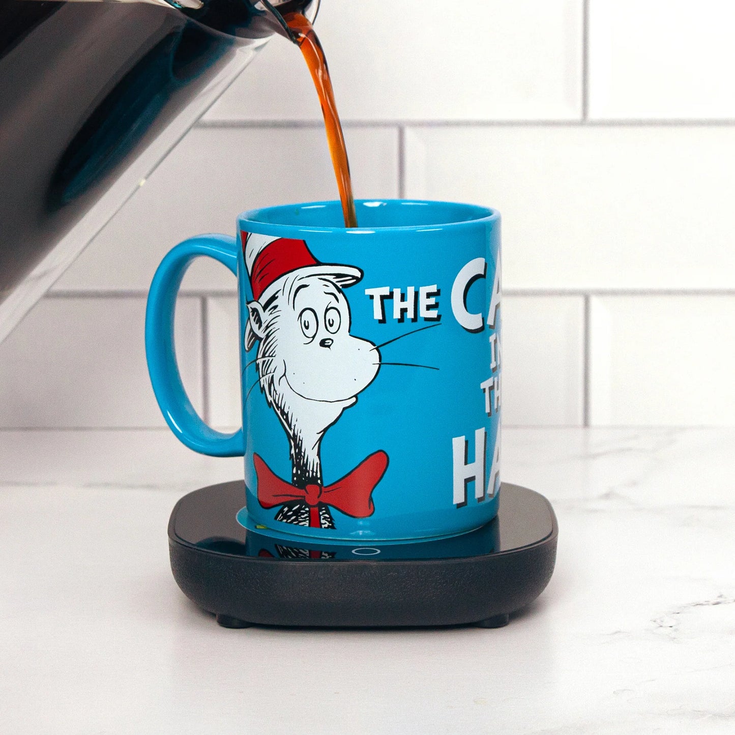 Dr. Seuss Cat In The Hat Mug Warmer & Mug