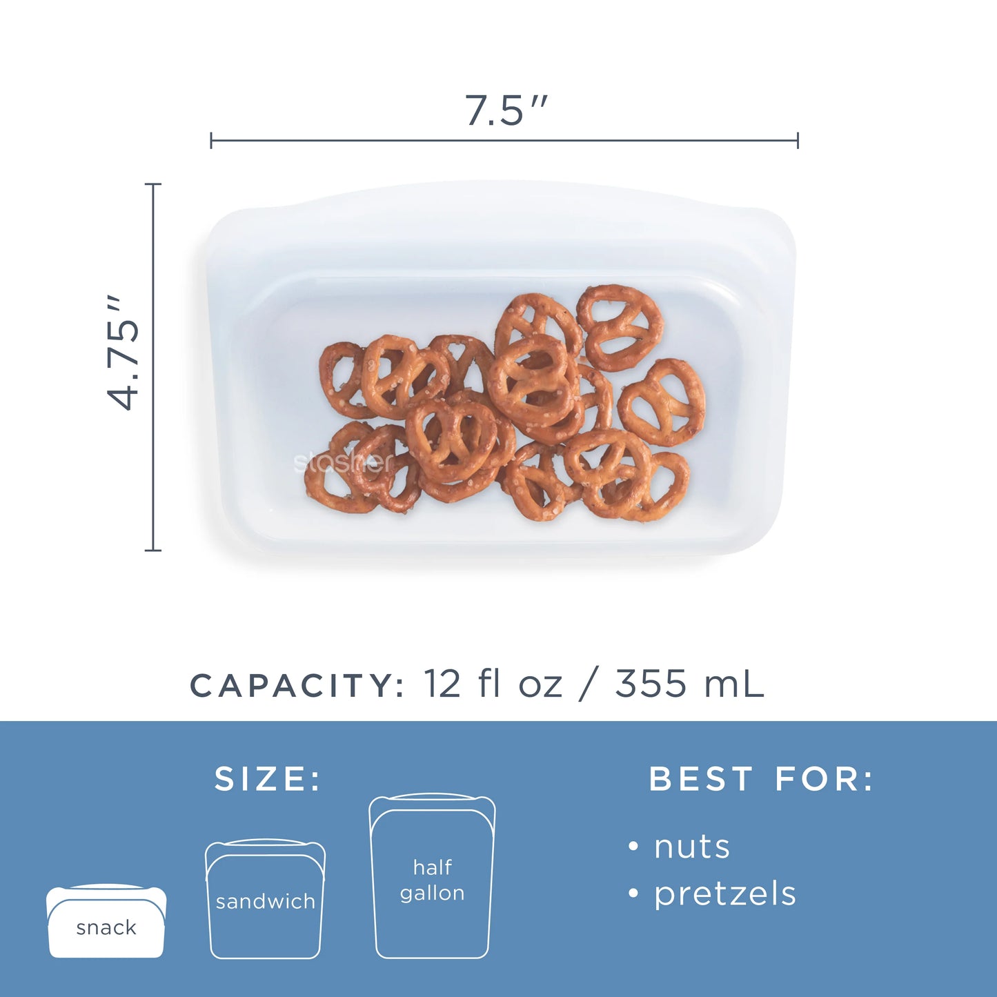 Stasher Snack Bag (2 colors)