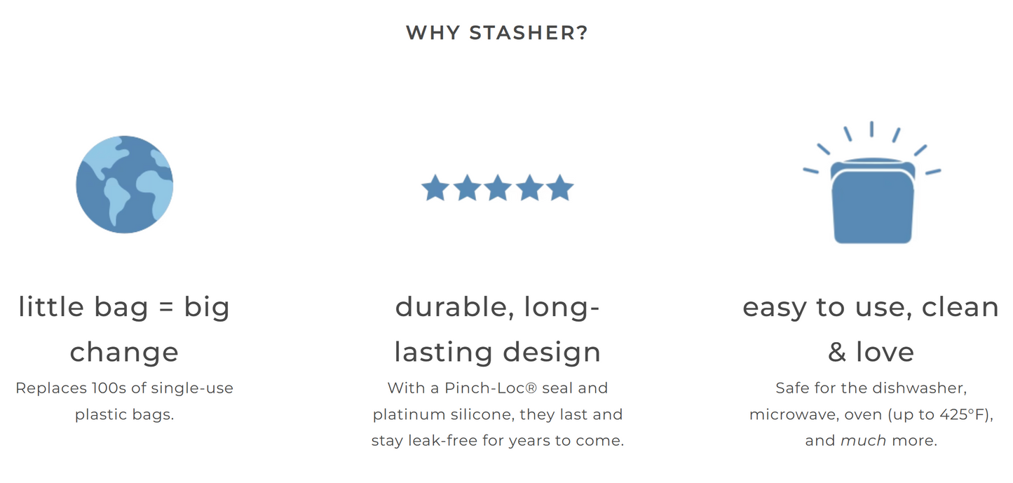 Stasher 2-Cup Bowl (4 colors)