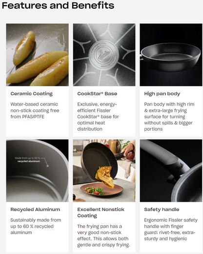 Fissler Ceratal® Comfort Ceramic Frying Pan (9.4-inch)