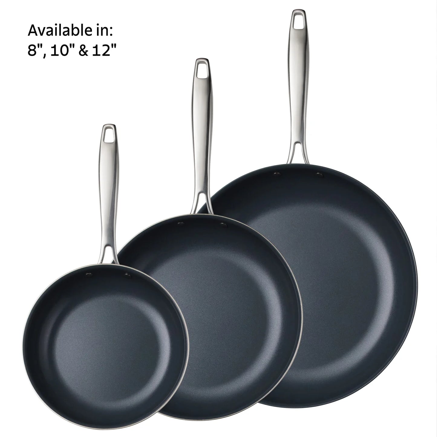 Tramontina Tri-Ply Clad Stainless Steel Ceramic Frying Pan (12")