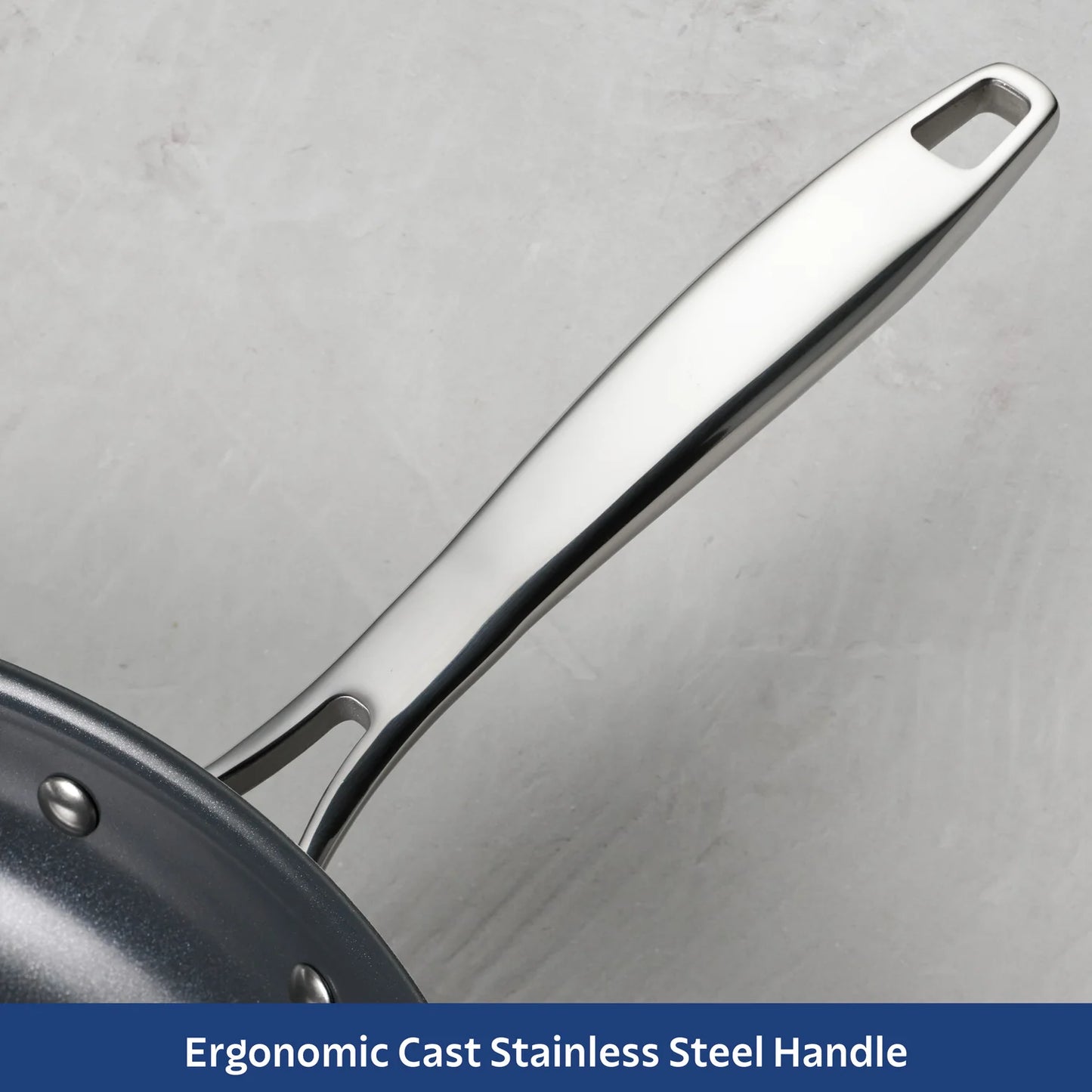 Tramontina Tri-Ply Clad Stainless Steel Ceramic Frying Pan (12")
