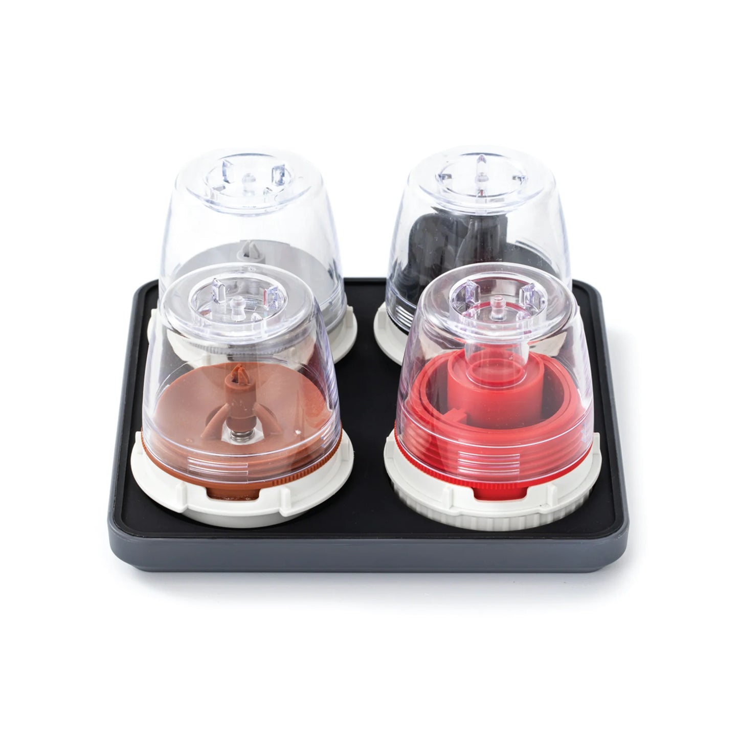 FinaMill Ultimate Rechargeable Spice Grinder 6-Piece Set (3 colors)
