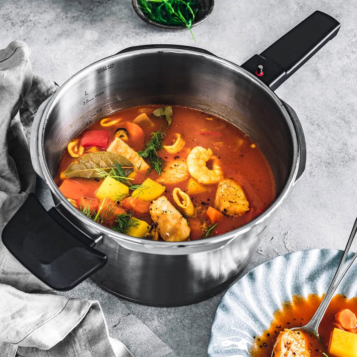 Fissler Vitaquick® Premium Pressure Cooker (6.3 Quart)