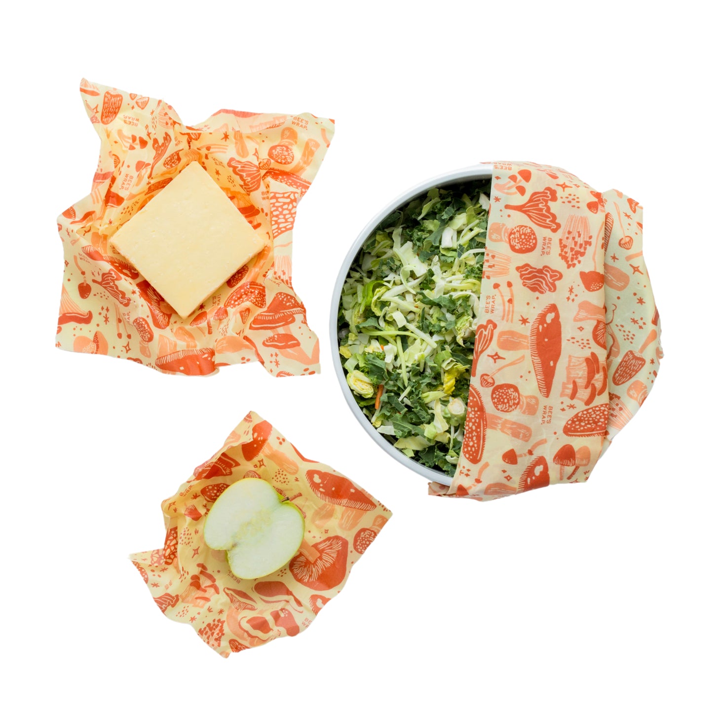 Bee's Wrap Beeswax Food Wrap - 3 Size Pack (5 designs)