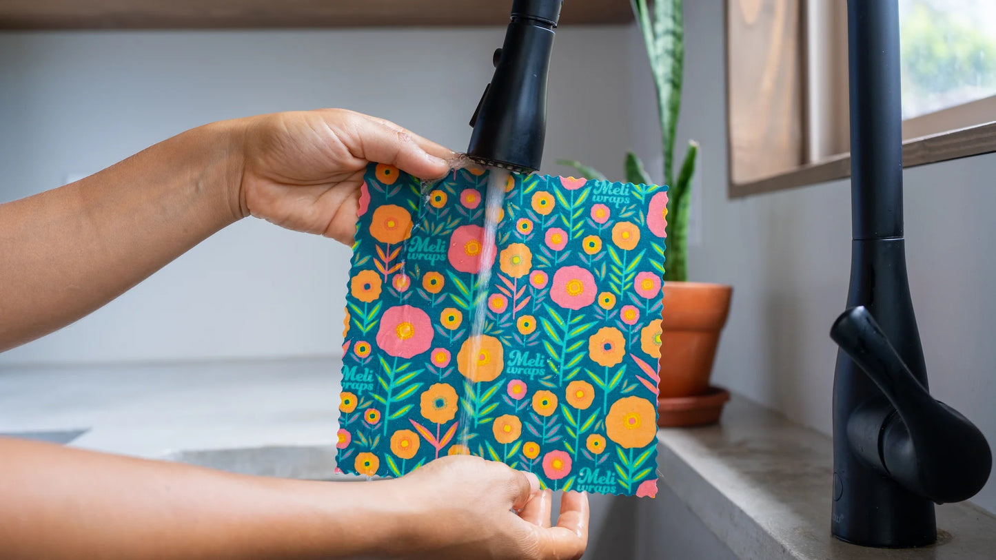 Meli Wraps Beeswax Food Wrap - 3 size pack (10+ designs)