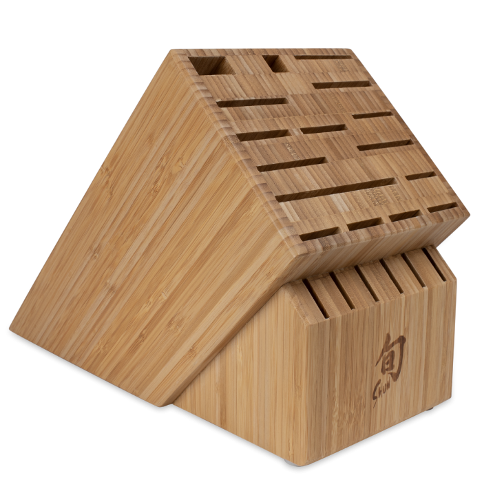 Shun 22-Slot Bamboo Block