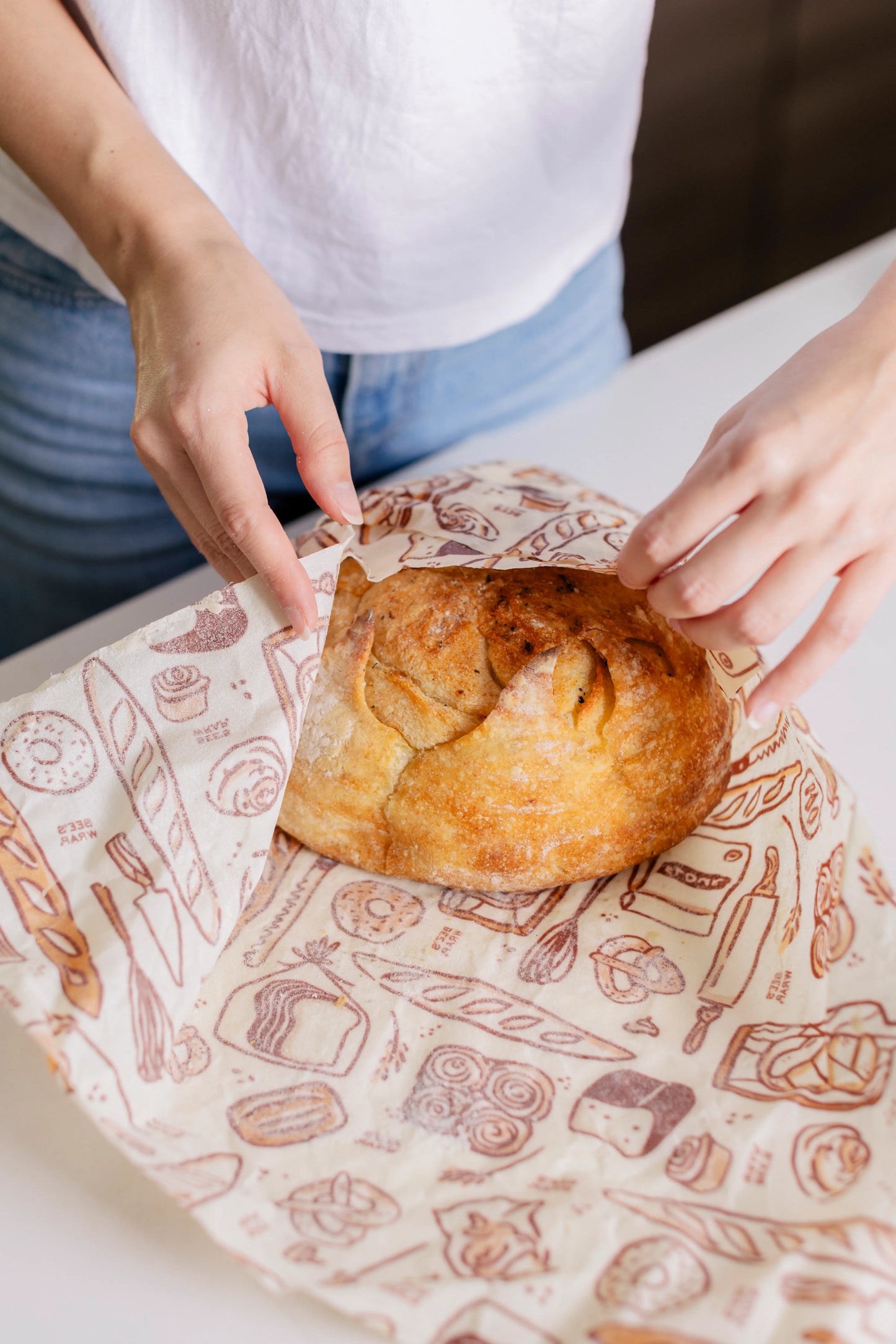 Bee's Wrap Beeswax Food Wrap - Bread Wrap (4 designs)