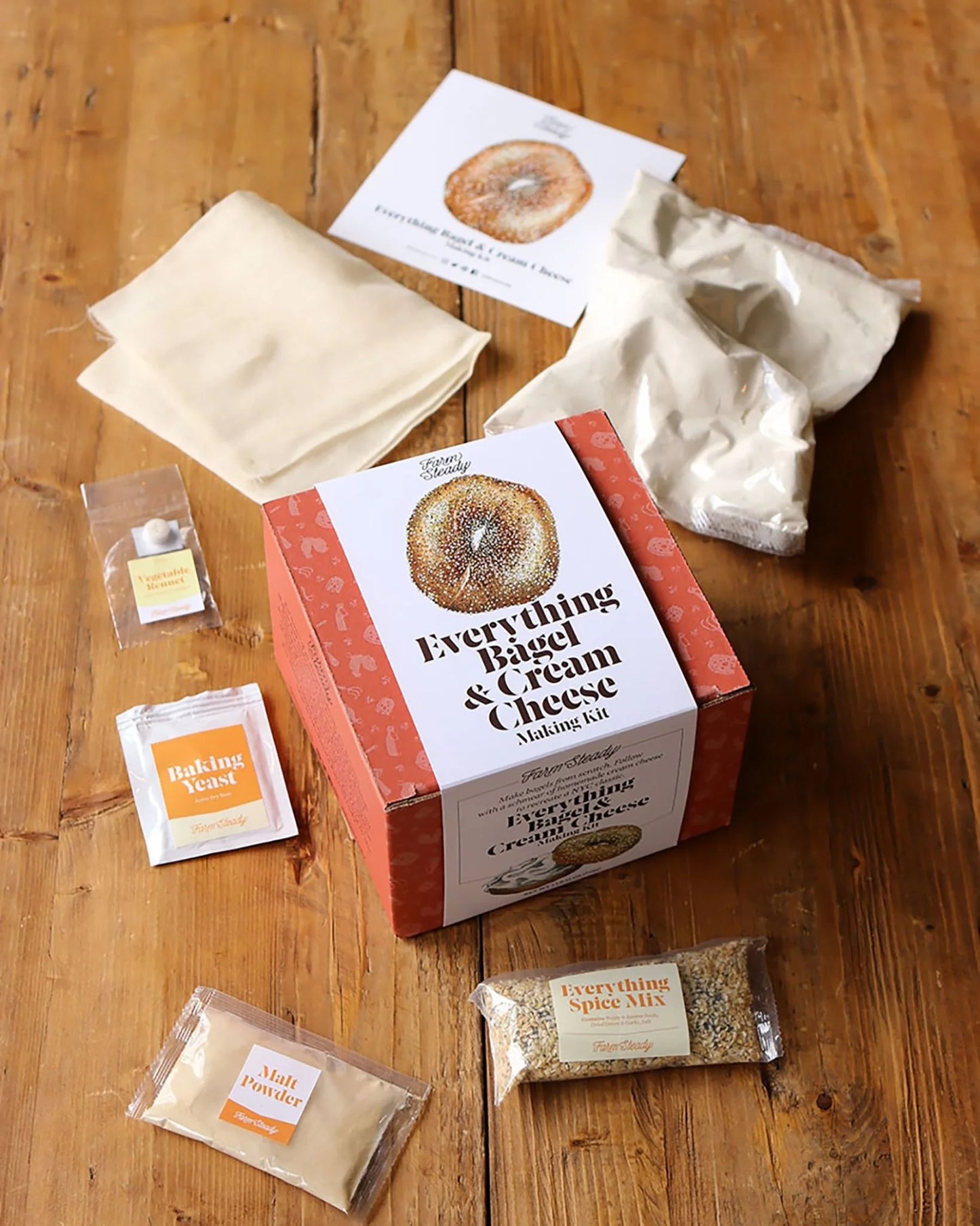FarmSteady Everything Bagel & Cream Cheese Kit