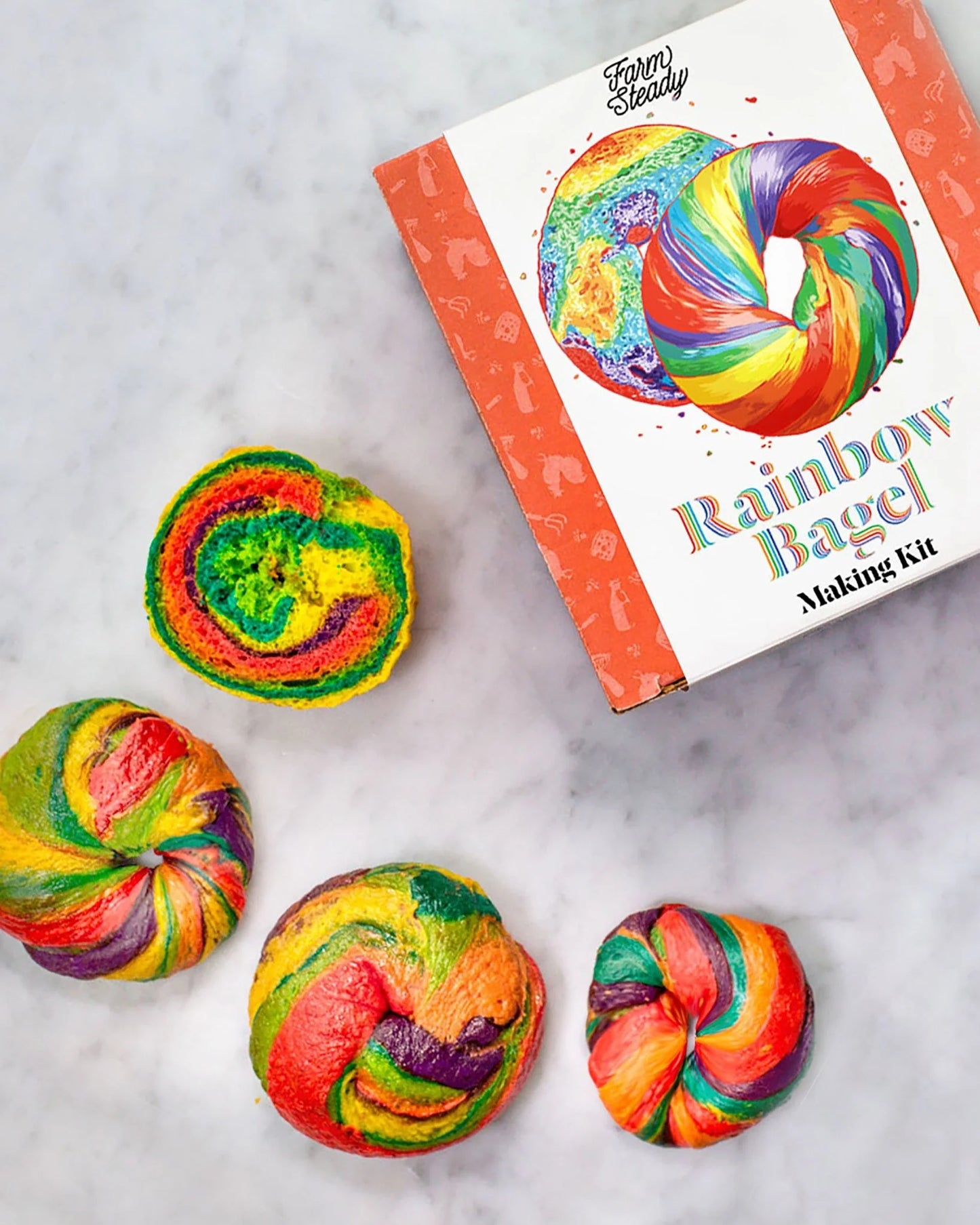 FarmSteady Rainbow Bagel Kit
