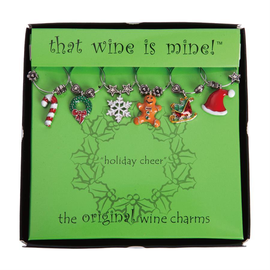 6-Piece Painted Wine Charms (7 styles)