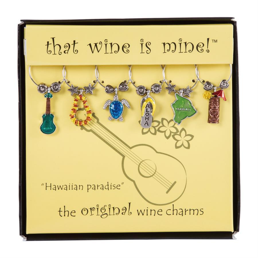 6-Piece Painted Wine Charms (7 styles)