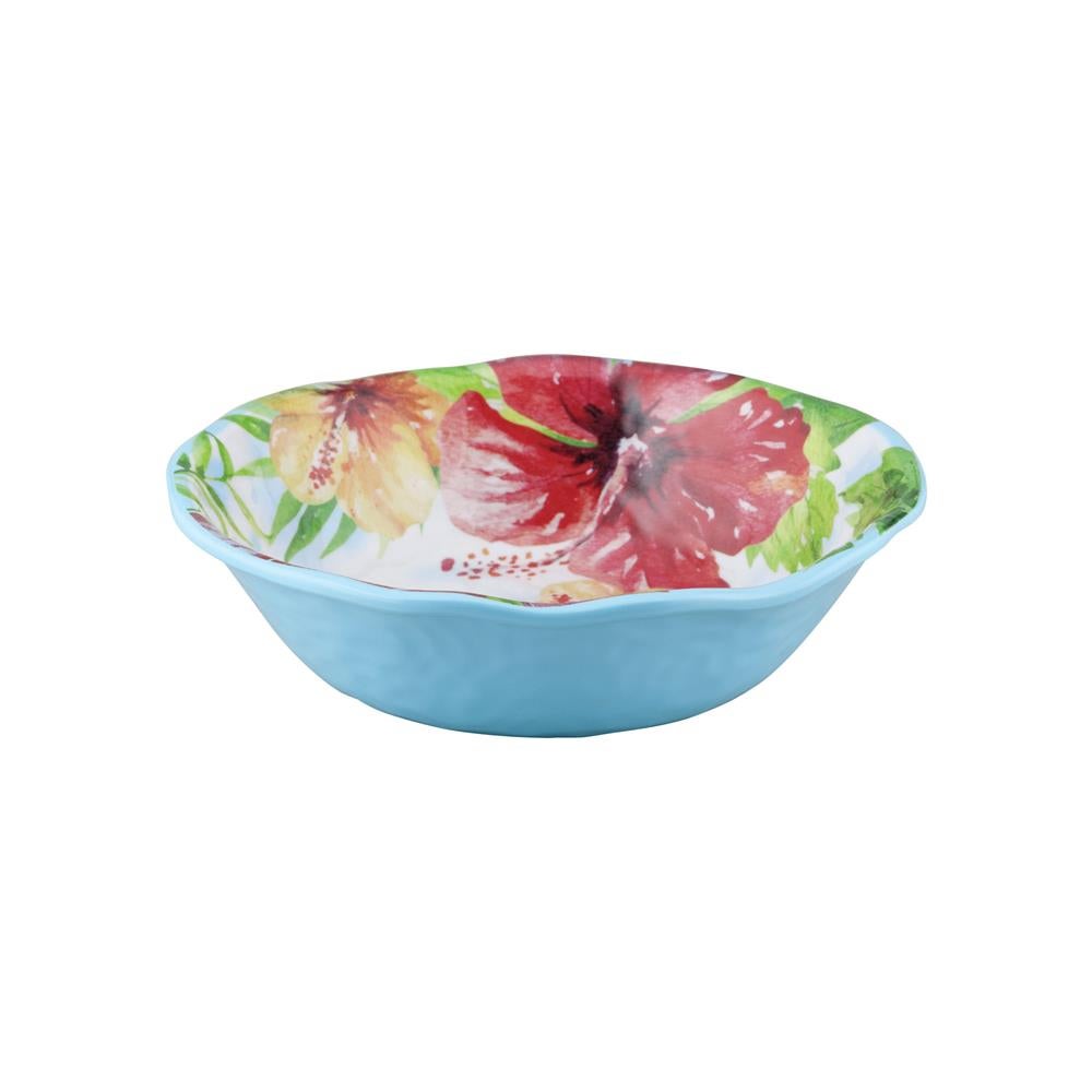 Hibiscus Melamine Dinnerware (4 sizes)